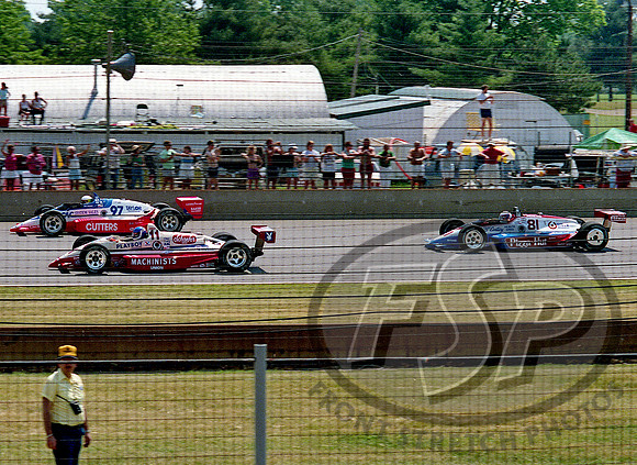 Phil Kruger #97, Kevin Cogan #11, Tom Sneva #81