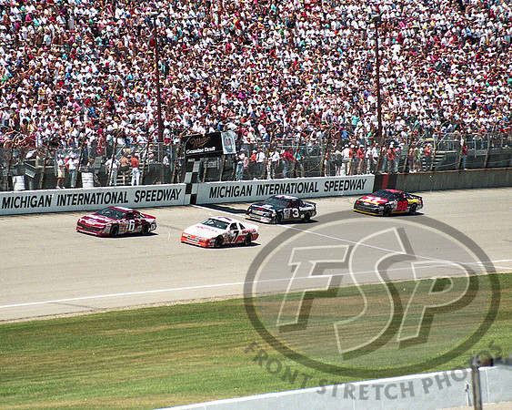 Mark Martin, Alan Kulwicki, Dale Earnhardt, Davey Allison