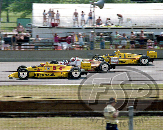 Rick Mears, Danny Sullivan, Al Unser, Sr