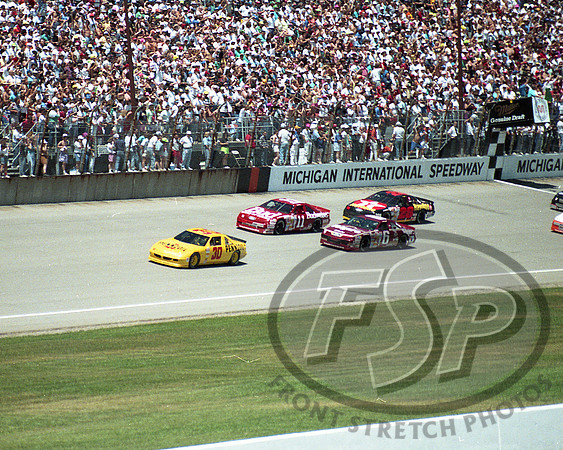 Michael Waltrip, Geoff Bodine, Mark Martin, Davey Allison