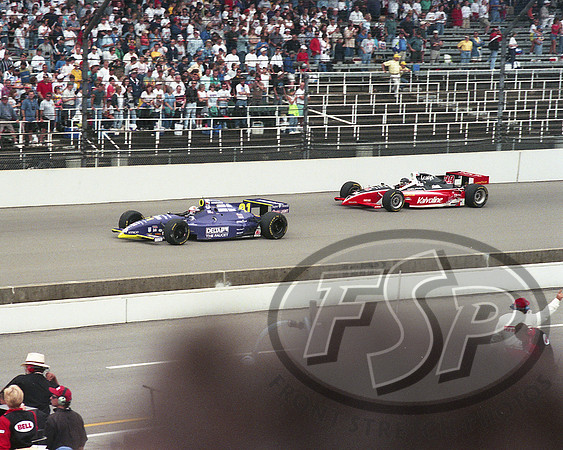 Buddy Lazier #91, Mark Dismore #28
