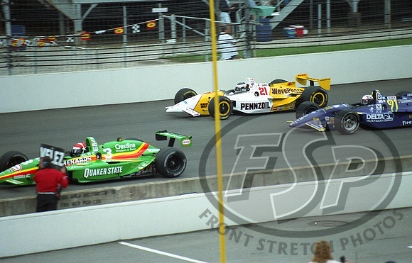 Eddie Cheever #3, Roberto Geurrero #21, Buddy Lazier #91